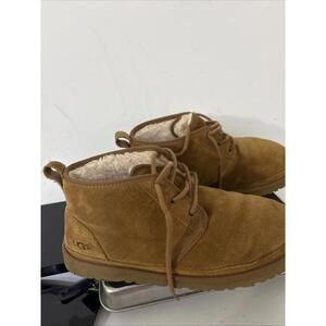 UGG Neumel  Tan Suede Lace Up Boots Mens Size 10